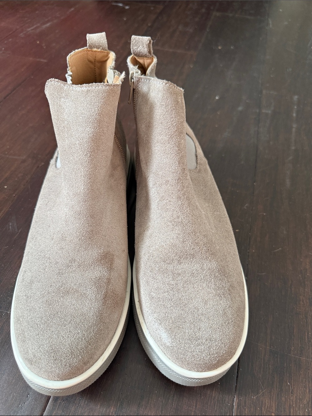 Steve Madden Suede Bootie - Taupe